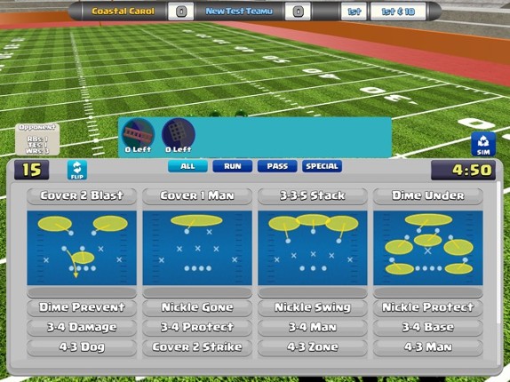 Bobblehead College Football screenshot