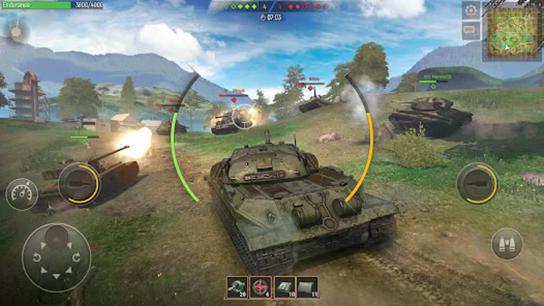 Battle Tanks：modern war tank screenshot