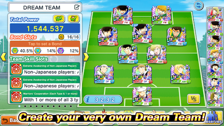 Captain Tsubasa: Dream Team screenshot