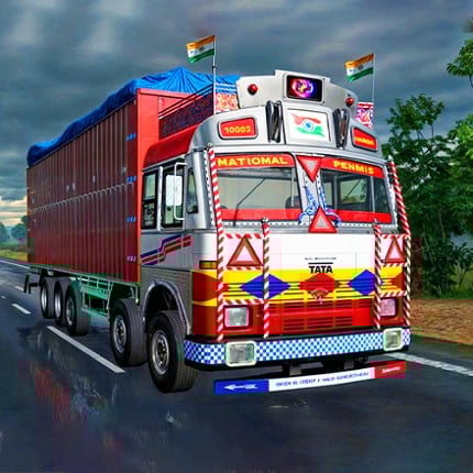 Indian Truck Offroad Cargo 3D Image
