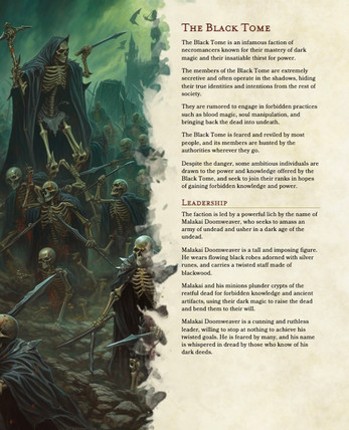 Factions & Deities screenshot