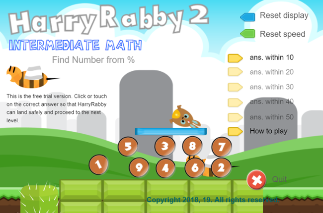 HarryRabby 2 Find Number from Percentage FREE Version Image