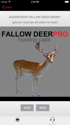 REAL Fallow Deer Calls - Deer Grunt &amp; Deer Bark - BLUETOOTH COMPATIBLE Image