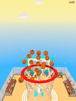 Rising Ball 3D Image