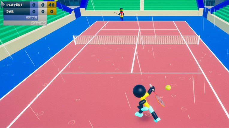 Stickman 3D Tennis DELUXE screenshot