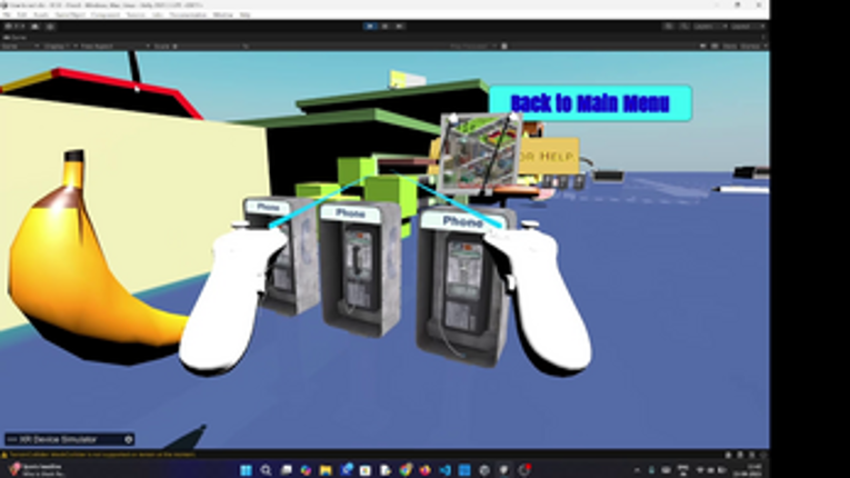 Virtual Reality Disaster Simulation screenshot