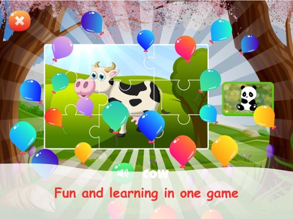 Zoo Animals: Puzzle for Kids screenshot