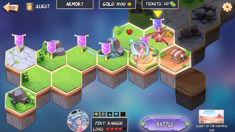 Backpack Quest: Battles And Adventures screenshot