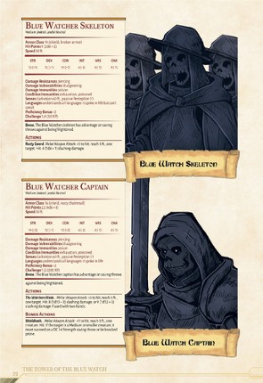 DnD 5e One shot - The Tower of the Blue Watch Image