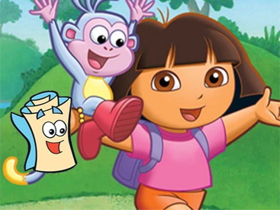 Dora Find Hidden Map Game Cover