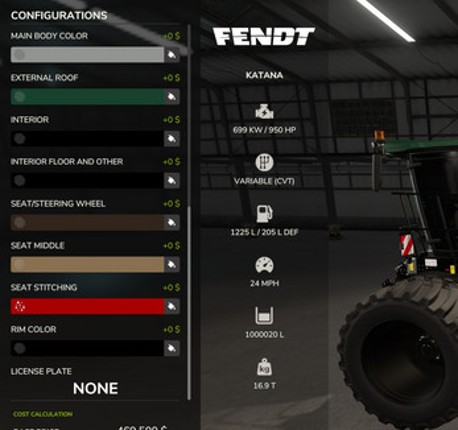 FS25 Fendt Katana Forage Harvester Edit screenshot