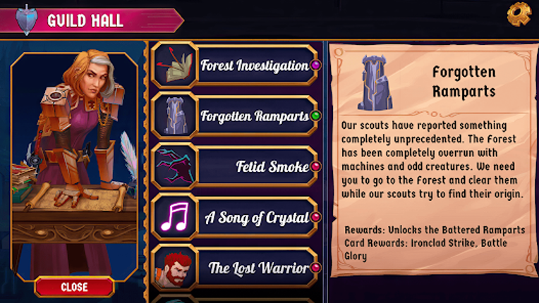 Breach Wanderers: Deckbuilder screenshot