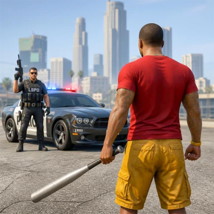 Miami Rope Hero Crime Game Image