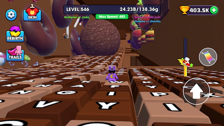 Keyboard Escape: Speed Parkour screenshot