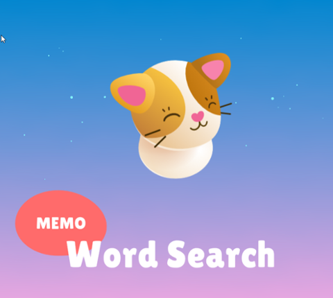 Memo Word Search Game Cover