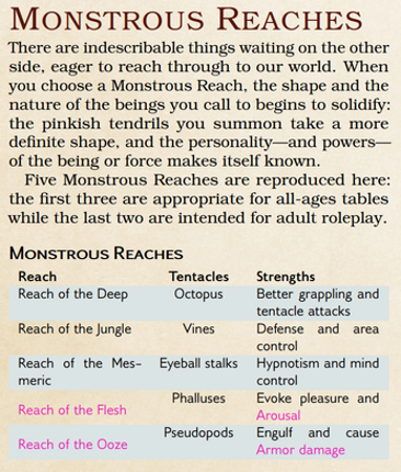 The Tentacle Speaker: an erotic 5E tentacle summoning class Image