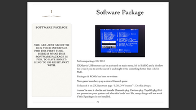 ZX Spectrum DIY Cook Book screenshot