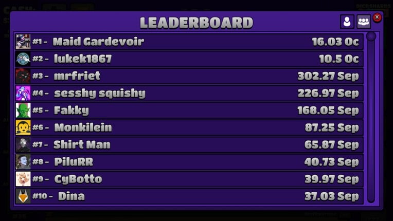 Incremental Dice screenshot