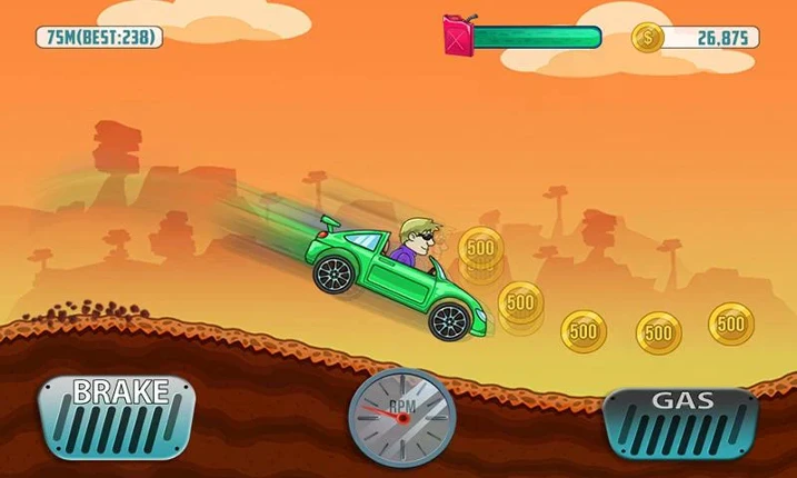 Mountain Car Climb Image