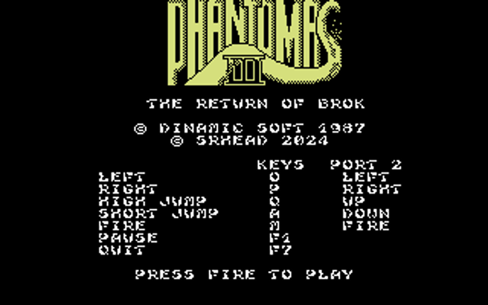 Phantomas III The Return of Brok for C64 Image