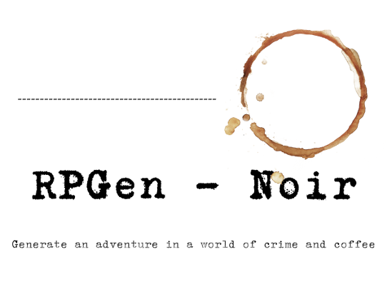 RPGen - Noir Game Cover