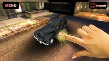 Simulator Crash Retro Car 3D Image