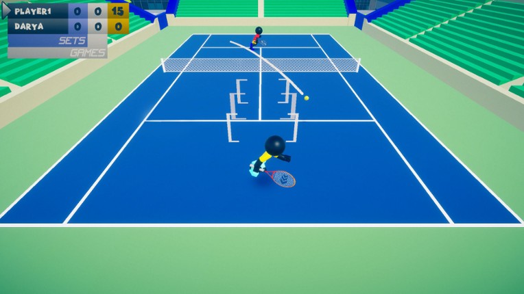 Stickman 3D Tennis DELUXE screenshot
