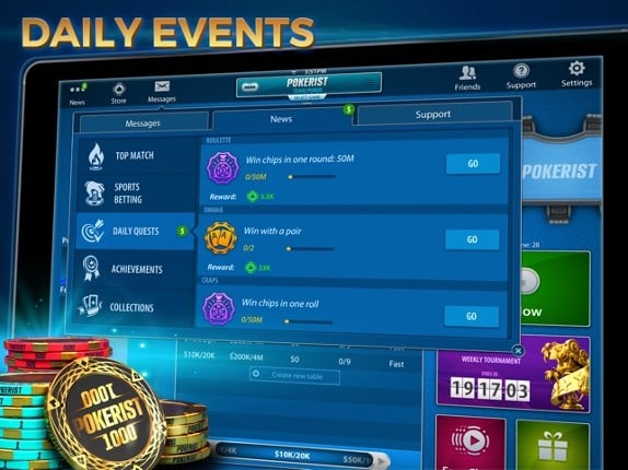 Texas Poker: Pokerist Pro screenshot