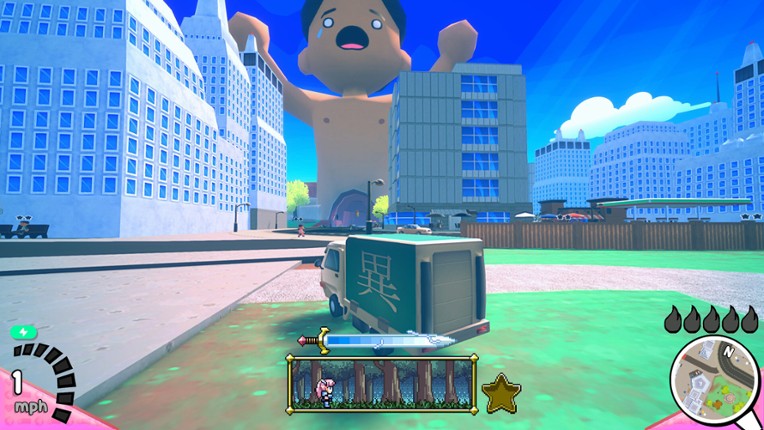 Truck-kun is Supporting Me from Another World?! screenshot