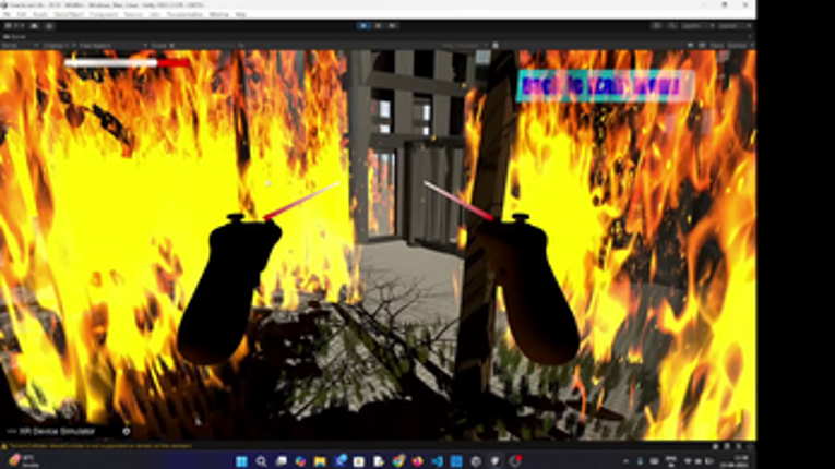 Virtual Reality Disaster Simulation Image
