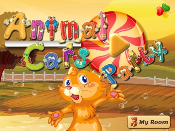Animal Cars Party Free: Fun Games for Preschool Kids screenshot