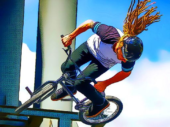 BMX Bikers Jigsaw Game Cover