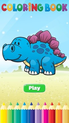 Dinosaur Dragon Coloring Book - Dino drawing for kid free, Animal paint and color games HD for good kid Image