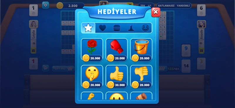 101 Okey Online HD Yüzbir Image