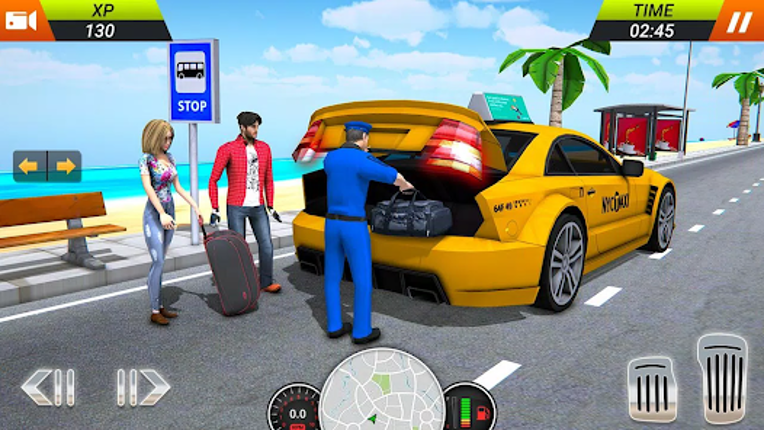 US City Driving Taxi Car Games screenshot