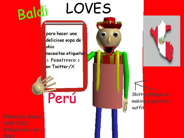 Games like Baldi LOVES Peru!!