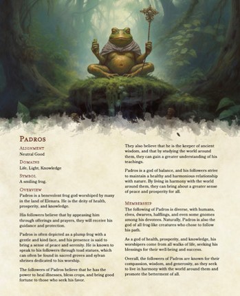 Factions & Deities screenshot