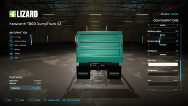 Kenworth T800 Dump truck V2 Image