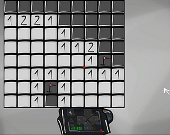 MineSweeper GAME - classic mine sweeper. Image