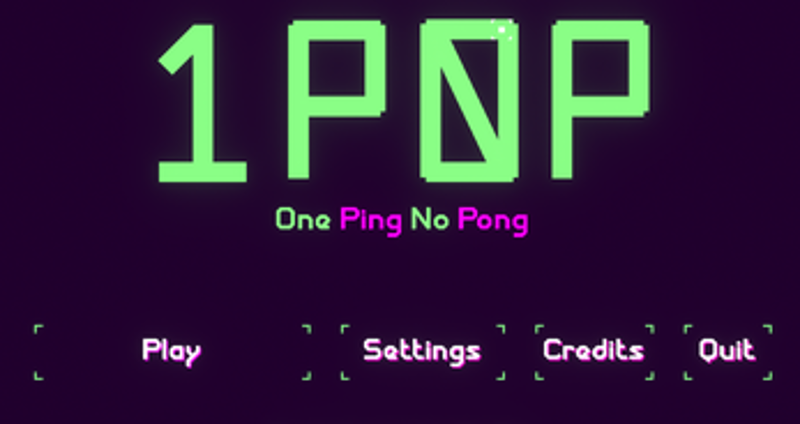 One Ping No Pong - GMTK Jam 2019 screenshot