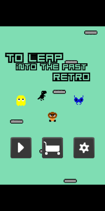 To leap into the past retro Image