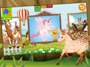 Kids Jigsaw Puzzle Horses - Free Image