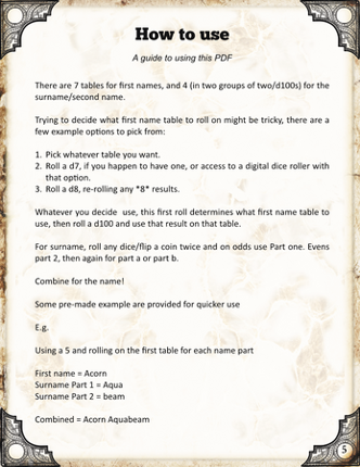 Name Maker Volume 5 Fairies screenshot