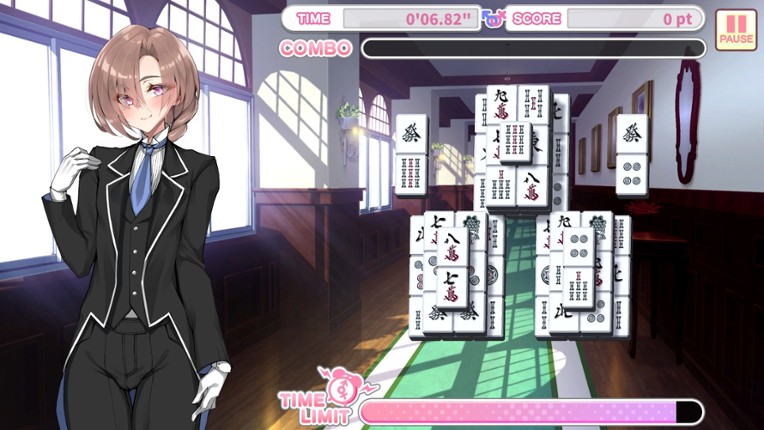 Otoko Cross: Pretty Boys Mahjong Solitaire screenshot