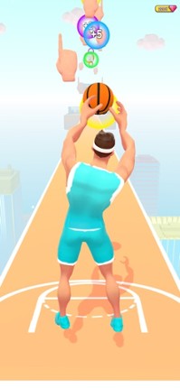 Rising Ball 3D Image