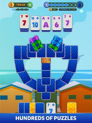 Solitaire Jazz Travel screenshot