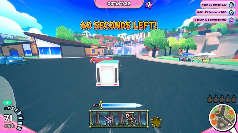Truck-kun is Supporting Me from Another World?! screenshot
