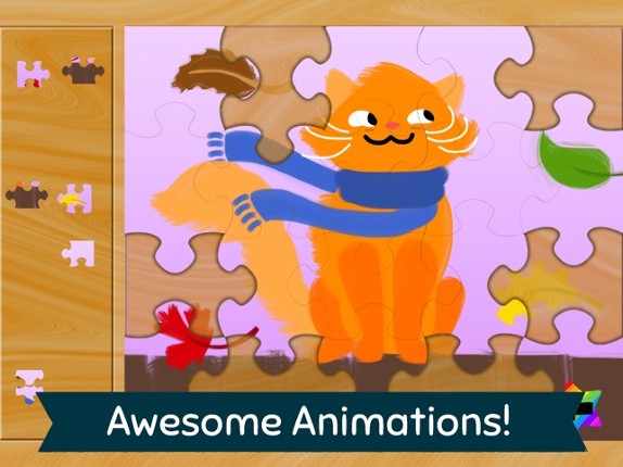 Weather Puzzles for Toddlers and Pre-K - Science for Kids! Educational learning games about seasons and climate, from sun to snow! screenshot