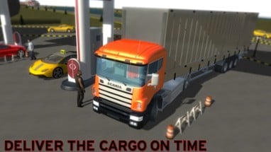 Cargo Truck Transportation 3D Image