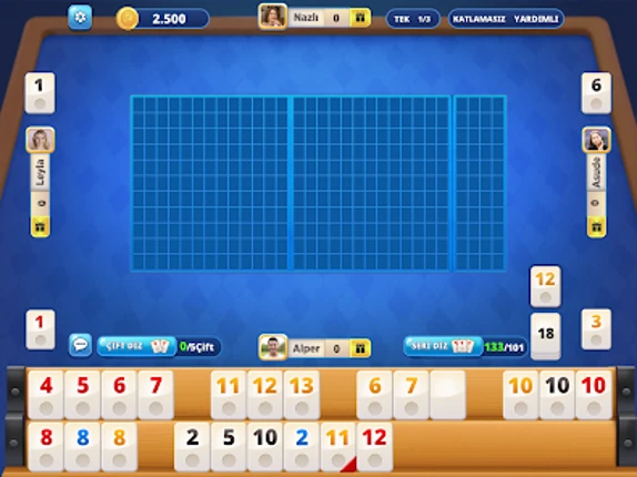 101 Okey Online HD Yüzbir Image